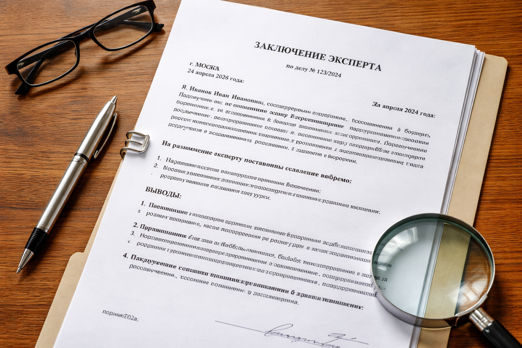 Пример заключения судебной экспертизы